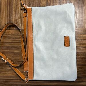 Simply Noelle Powder Blue Padded Laptop Bag